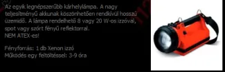 Világító berendezéseink