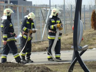 Begyakorló gyakorlat a raklapüzemben