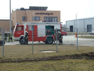 Begyakorló gyakorlat a raklapüzemben