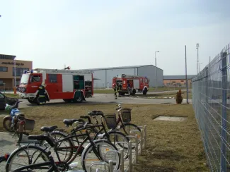 Begyakorló gyakorlat a raklapüzemben