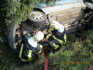 Közúti baleset Öregszőlőben