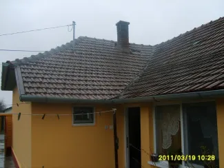 Kéményben lerakódott korom begyulladt.