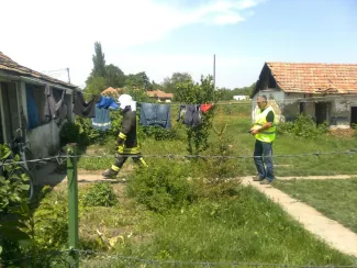 Álmosdomb utcai lakástűz
