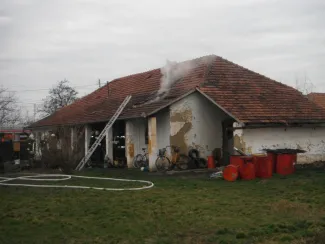 Lakástűz Gyomaendrődön
