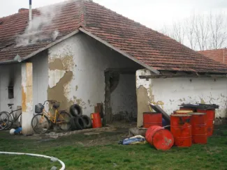 Lakástűz Gyomaendrődön
