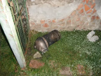 Leégett egy lakóház Öregszőlő-ben
