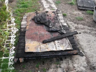 Leégett egy füstölő Öregszőlőben.