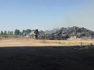 kb. 400 db körbál égett Gyomaendrőd-Körösladány között